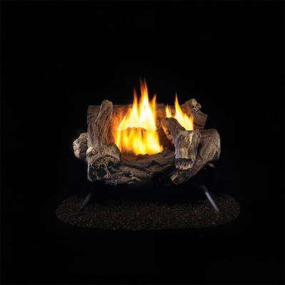 pro ventless gas fireplace logs wzl18hla 64 400 pressed
