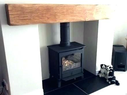 solid oak beam floating wood mantel characterful fireplace shelf northern mantle lintel surround post fitting she