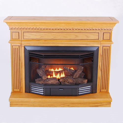Carlton Vent Free Gas Fireplace Mantel Package GFD2340 500