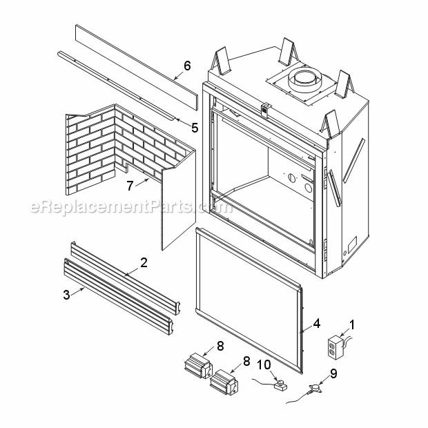 Gas Fireplace Parts Diagram Best Of Beautiful Majestic Fireplace Replacement Parts Insert Gas