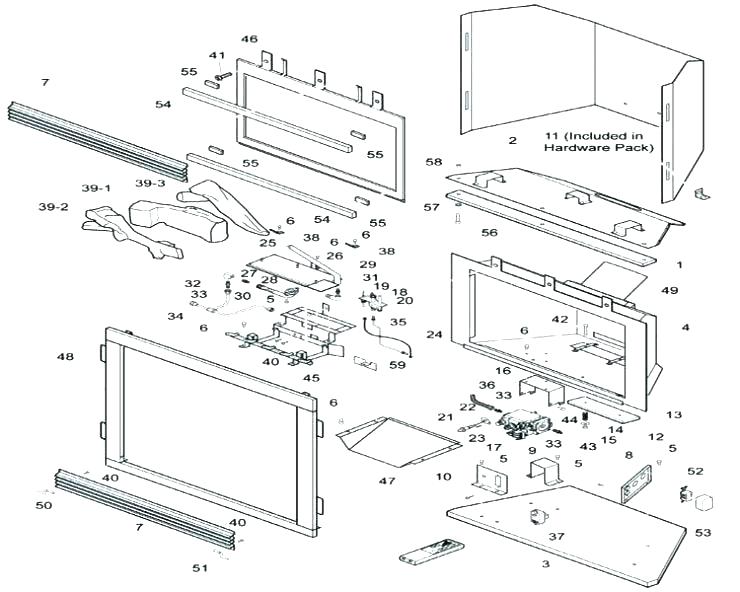 Gas Fireplace Parts Diagram Lovely Fireplace Diagram Parts Insert Wiring A Surprising