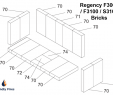 Gas Fireplace Parts Diagram Lovely Regency Plete Brick Kit Stove F3000l F3100l S3100l