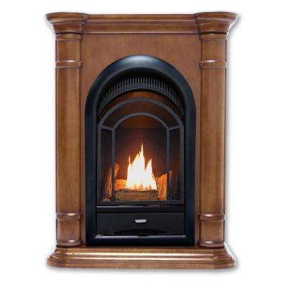 Gas Fireplace Repair Cost Unique 28 In Ventless Dual Fuel Fireplace In Walnut Finish with thermostat Control