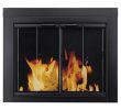 Gas Fireplace Replacement Luxury Pleasant Hearth at 1000 ascot Fireplace Glass Door Black Small