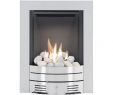 Gas Fireplace Screen Elegant the Diamond Contemporary Gas Fire In Brushed Steel Pebble Bed by Crystal