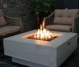 Gas Fireplace Table Lovely Manhattan Concrete Propane Natural Gas Fire Pit Table In