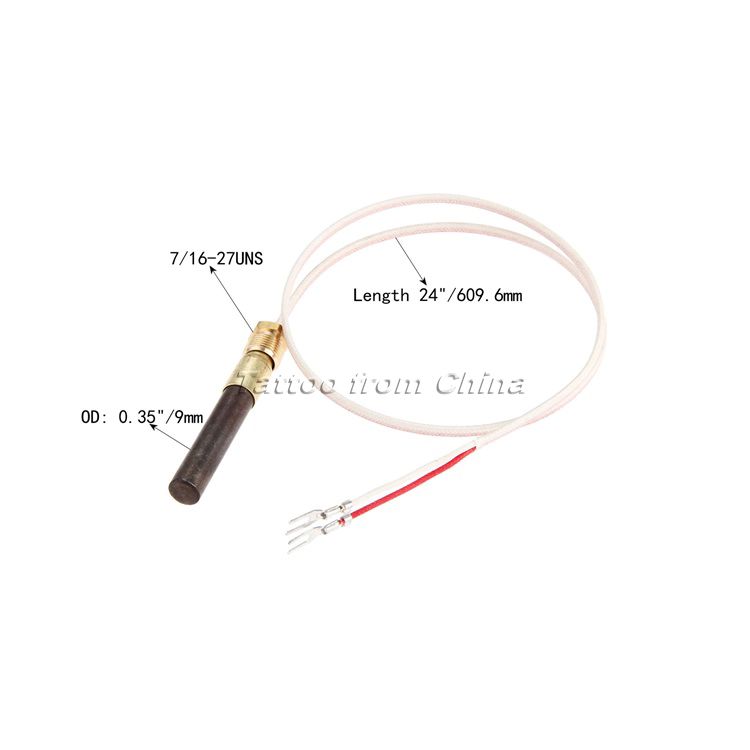 Details about 24" Universal Fireplace Thermopile Generators Replacement Gas Water Heater Stove SZ RK CC1D