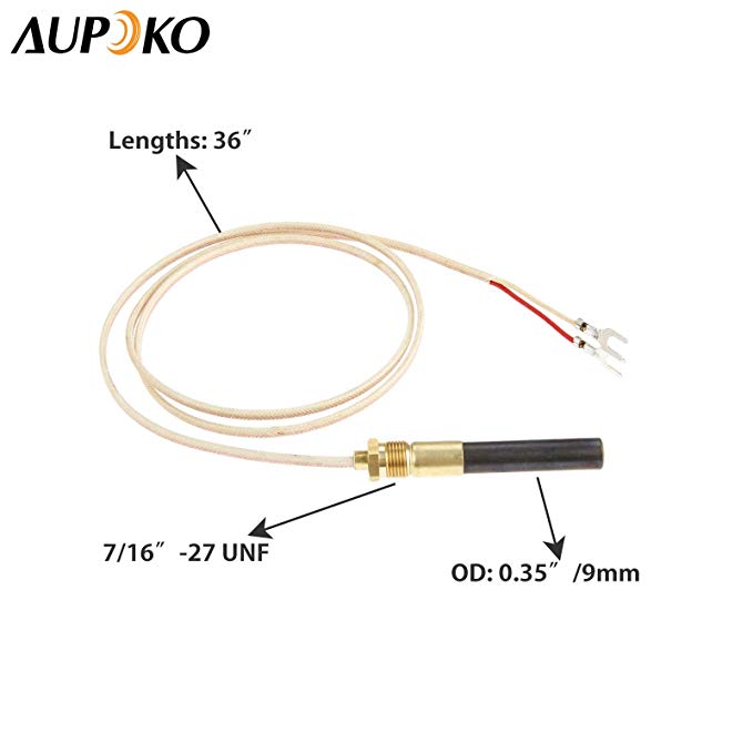 Gas Fireplace thermopile Inspirational Amazon Aupoko Fireplace Millivolt thermopile Generators