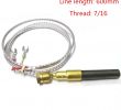 Gas Fireplace thermopile Unique 5pcs thermocouple 750 Degree Millivolt Replacement thermopile Generator for Gas Fireplace Water Heater Gas Fryer Color Random