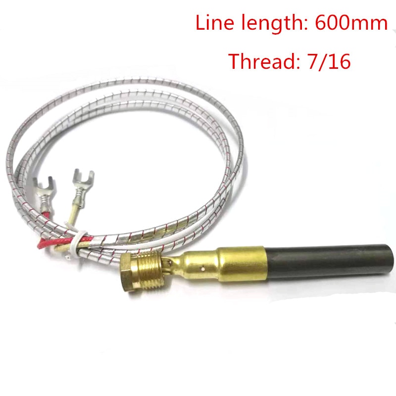 5Pcs Thermocouple 750 Degree Millivolt Replacement Thermopile Generator for Gas Fireplace Water Heater Gas Fryer Color Random 5Pcs Thermocouple 750 Degree Millivolt Replacement Thermopile Generator for Gas Fireplace Water Heater Gas Fryer Color