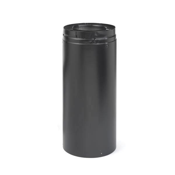 4"idx6"od Black Direct vent Pro 16" Pipe Extension