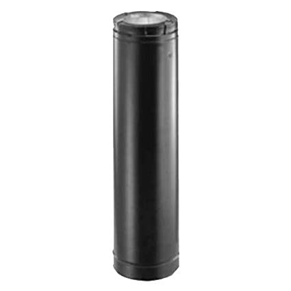 Gas Fireplace Vent Pipe Unique Simpson Duravent 46dva 48b 4x7" Direct Vent Black Pipe 48