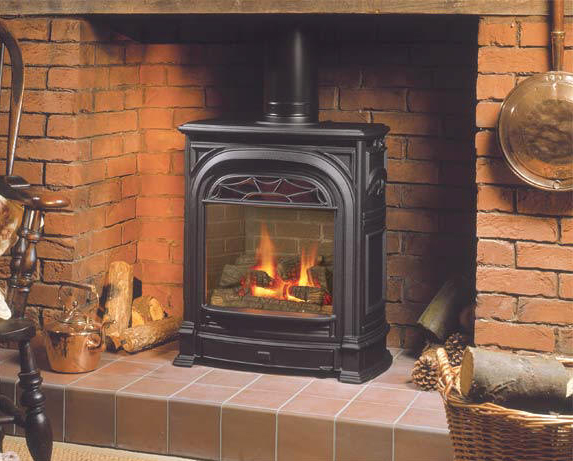 Direct Vent Gas Fireplace Freestanding Stove presfree fs lg