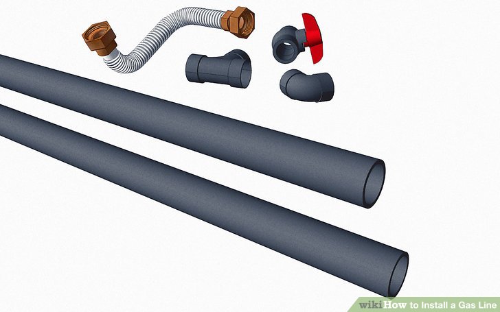 Gas Line to Fireplace Code Beautiful How to Install A Gas Line 6 Steps with Wikihow