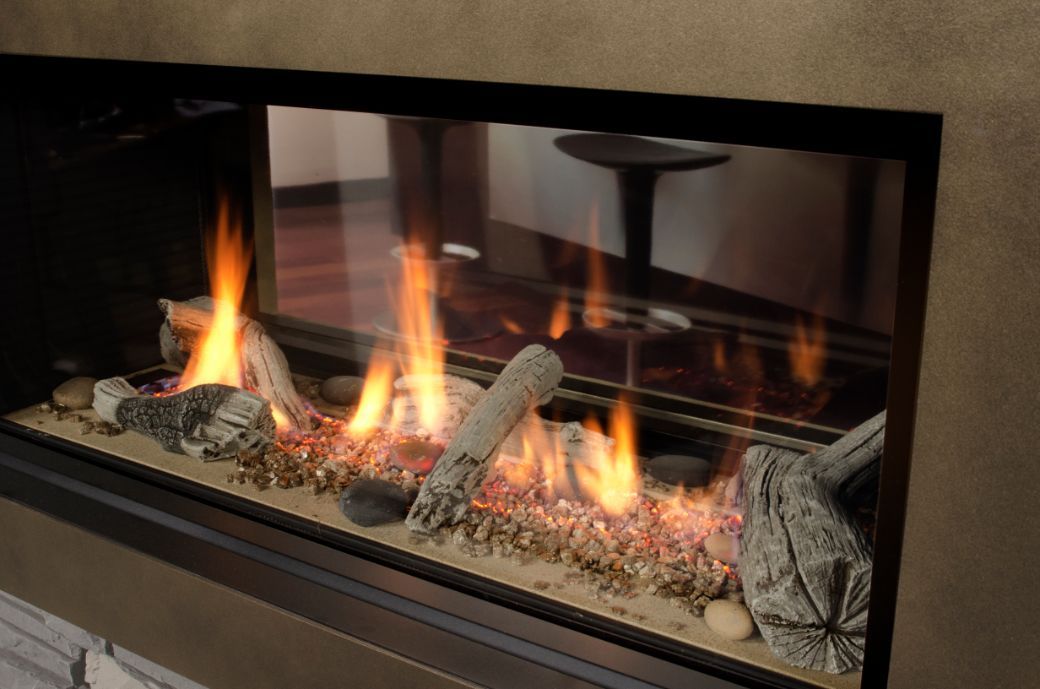Gas Linear Fireplace Elegant Valor L1 Linear 2 Sided Series Quality Fireplace & Bbq