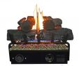 Gas Log Fireplace New thermablaster 17 71 In Btu Dual Burner Vented Gas
