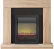 Gas or Electric Fireplace Best Of Adam Malmo Fireplace Suite In Oak with Eclipse Electric Fire In Black 39 Inch