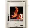 Gas or Wood Fireplace Luxury Mazona Portland 7 Kw Multi Fuel Wood Burning Enamel Cream