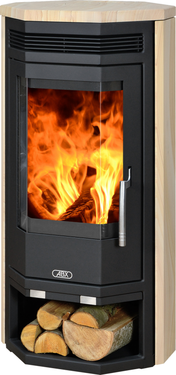 Baltik 5kw Wood Burning Stove in Black & Sandstone e3d70ddccdb5ebc0f95e2d3b850ce084