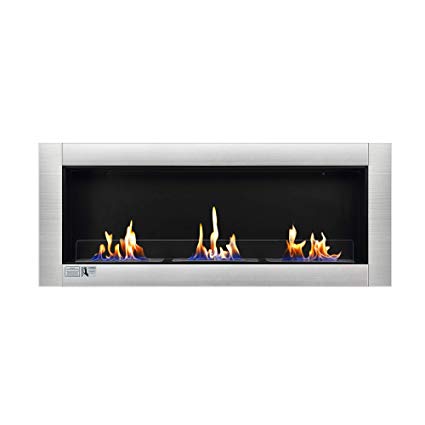 Gas Wall Fireplace Ventless Beautiful Antarctic Star 52" Fireplace Ventless Built In Recessed Bio