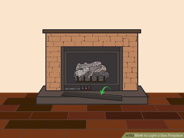 3 Ways to Light a Gas Fireplace aid v4 728px Light a Gas Fireplace Step 02