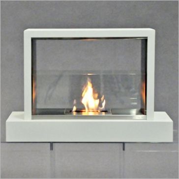 Gel Fireplace Insert Awesome Freestanding Modern Fireplace with White Laminate Base