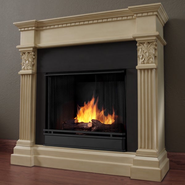 Real Flame Gabrielle Ant White Vent less Gel Fireplace 65e ba99 4f40 a7dd cca3cfa6ec2d 600