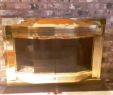 Glass Fireplace Covers Lovely Polished Brass & Glass Fireplace Cover