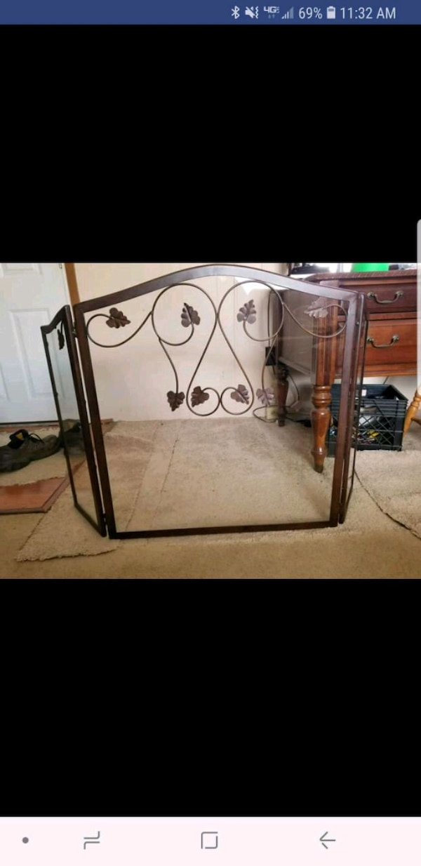 Glass Fireplace Screen df2aa7c9f8cc597bf97b e