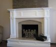 Granite Fireplace Surround Lovely Oxford Wood Fireplace Mantel after Makeover Image