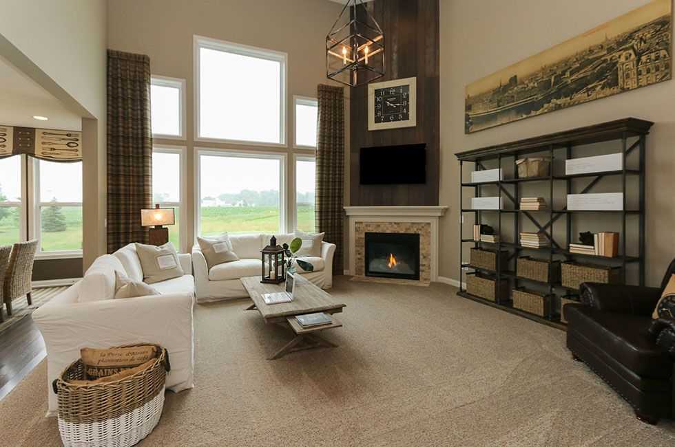 Great Room Fireplace Best Of New Homes In Franklin township In at Indigo Run