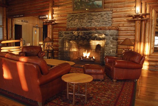 Great Room Fireplace Unique Great Room Fireplace Picture Of Lake Lodge Cabins