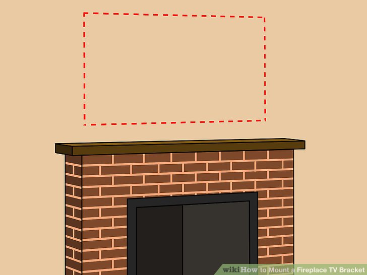 Hanging Television Over Fireplace Beautiful How to Mount A Fireplace Tv Bracket 7 Steps with