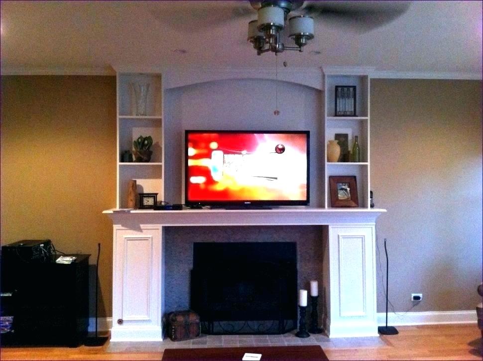 Hanging Television Over Fireplace Best Of Tv Hidden In Wall – Slloydsfo