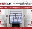 Hanging Tv Above Fireplace Awesome Mantelmount Mm340 Fireplace Pull Down Tv Mount