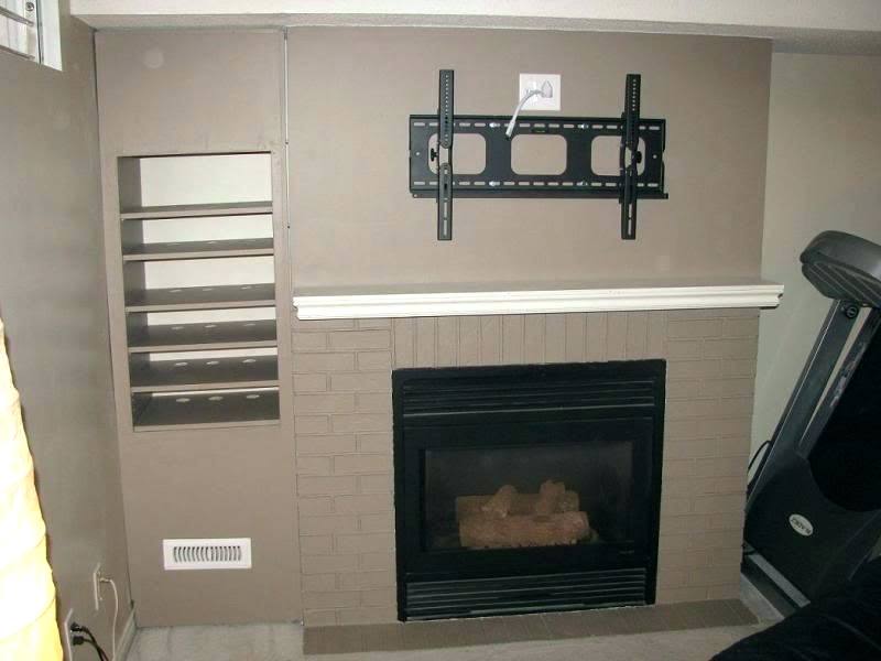 Hanging Tv Above Fireplace Beautiful Mount Tv Over Fireplace Hide Wires Fireplace Design Ideas