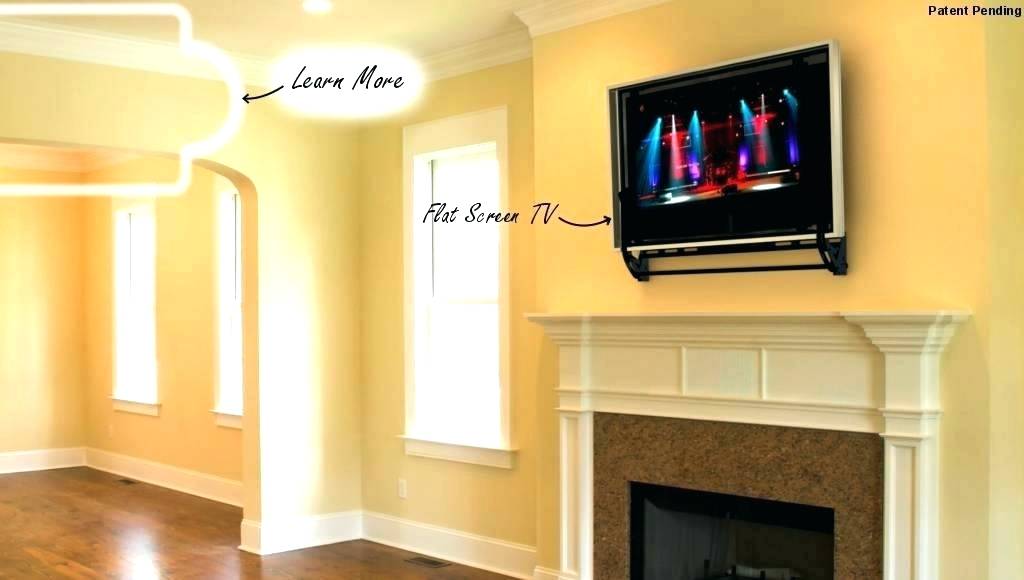 Hidden Tv Above Fireplace Elegant How to Mount Tv Over Fireplace and Hide Wires Fireplace
