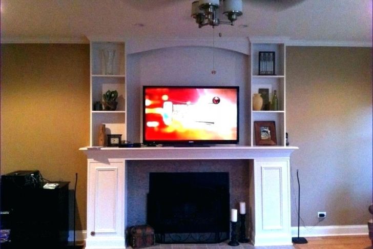 Hidden Tv Above Fireplace Inspirational Tv Hidden In Wall – Slloydsfo