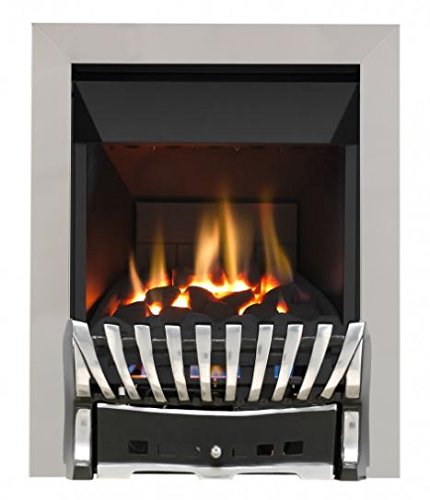Focal Point Fires FPFAZ Eastleigh Chrome and Black High Efficiency Gas Fire 41Nj1vPD0aL