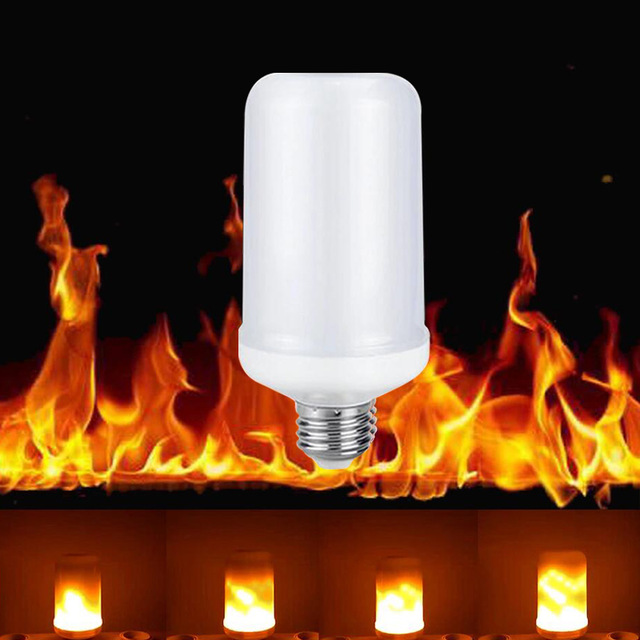 2018 neue E27 E26 2835SMD led lampe Flammeneffekt Feuer Gl hbirnen 7 Watt Flackern Emulation flamme 640x640
