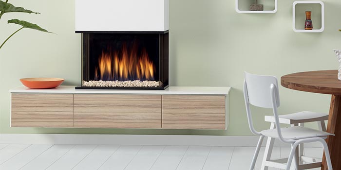 Horizontal Fireplace New Gaskamin Dru Global 60 Triple Bf Günstig Kaufen