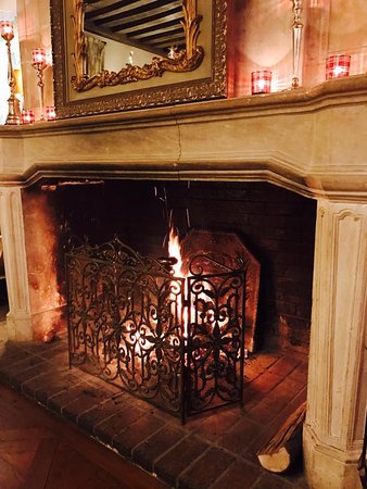 Fireplace in the sitting room Picture of Hotel d Aubusson fireplace in the sitting