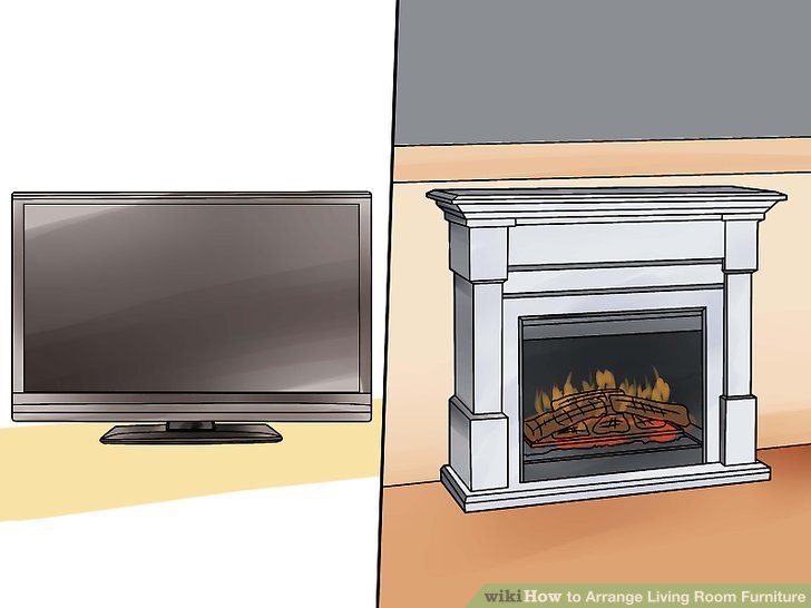 How to Arrange Living Room Furniture with Fireplace and Tv Fresh 4 Ways to Arrange Living Room Furniture Wikihow