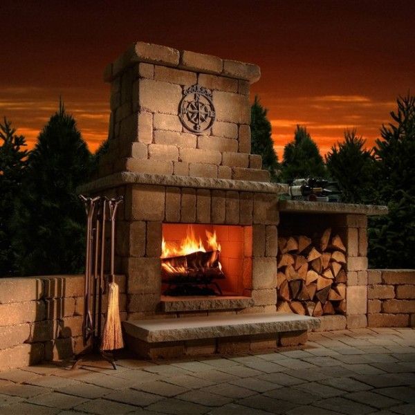 How to Build An Outdoor Stone Fireplace Beautiful Colonial Outdoor Fireplace Fire Pinterest
