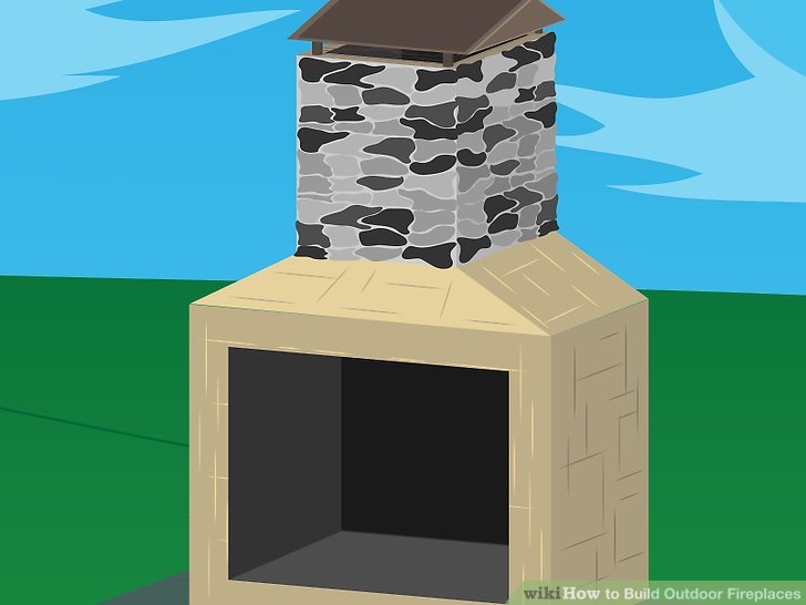 How to Build An Outdoor Stone Fireplace Best Of How to Build Outdoor Fireplaces with Wikihow