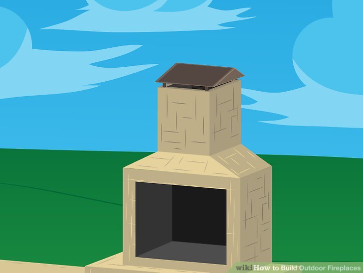 How to Build An Outdoor Stone Fireplace Elegant How to Build Outdoor Fireplaces with Wikihow