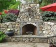 How to Build An Outdoor Stone Fireplace Lovely Classic Outdoor Corner Fieldstone Fireplace