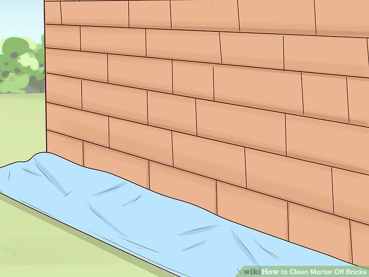 How to Clean Brick Fireplace with Vinegar Beautiful 3 Ways to Clean Mortar F Bricks Wikihow