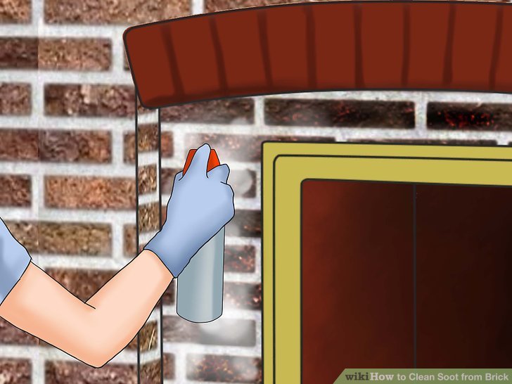 How to Clean Brick Fireplace with Vinegar Fresh How to Clean soot From Brick with Wikihow