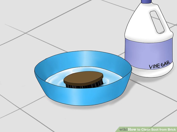 How to Clean Brick Fireplace with Vinegar Luxury How to Clean soot From Brick with Wikihow